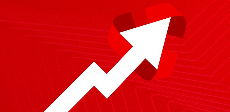 Picture of arrow pointing upwards