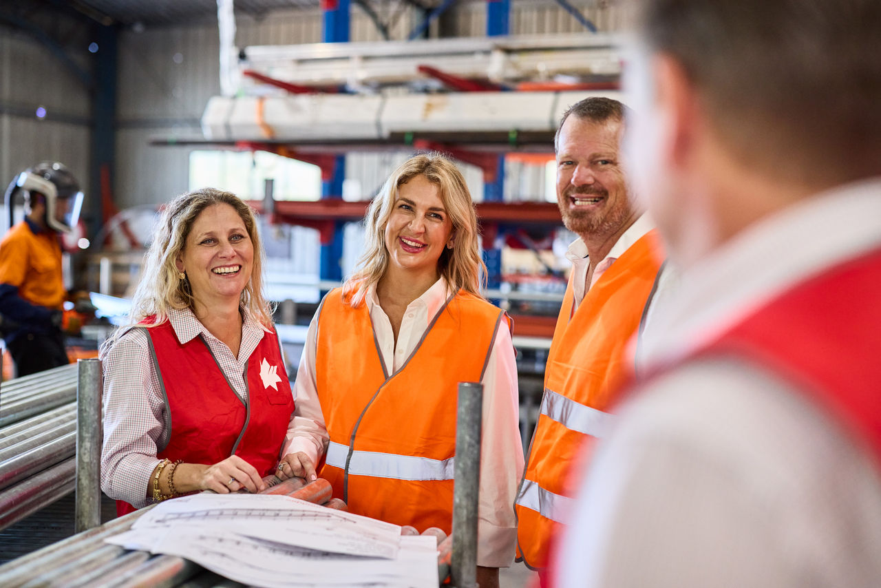 moddex employees smiling