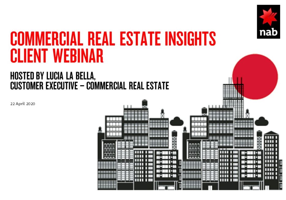Commercial Real Estate Webinar: How COVID-19 is affecting the industry and what support is available to customers