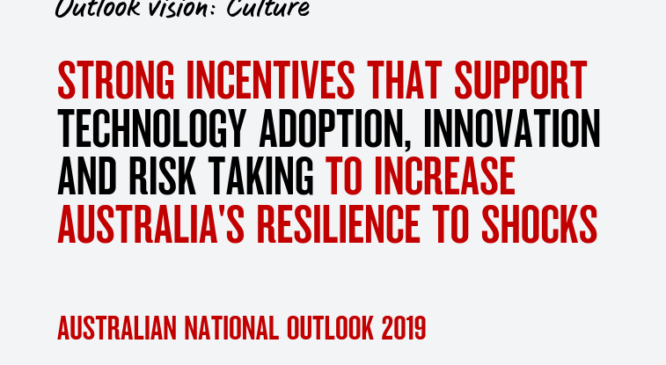 A culture shift can help drive prosperity: Australian National Outlook 2019