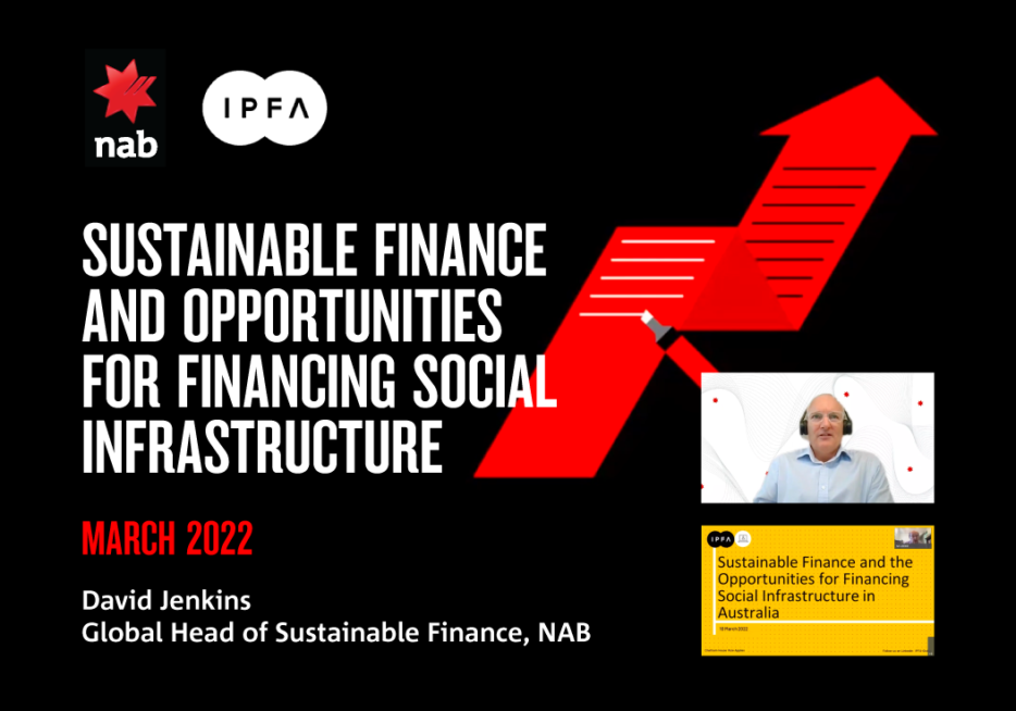 Webinar: sustainable finance and the opportunities for financing social infrastructure