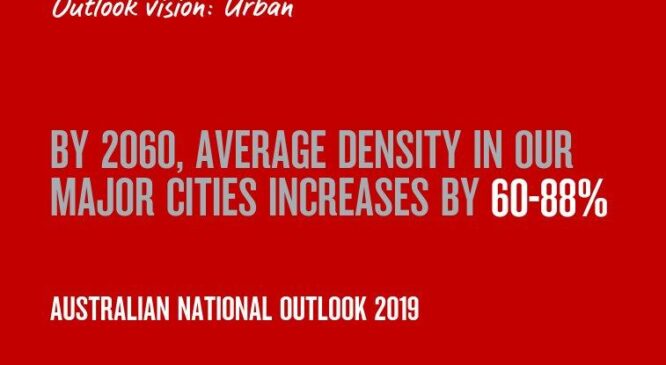 How life in our cities will change: Australian National Outlook 2019