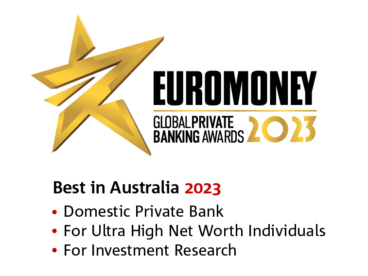 Voted “Best Private Bank in Australia”