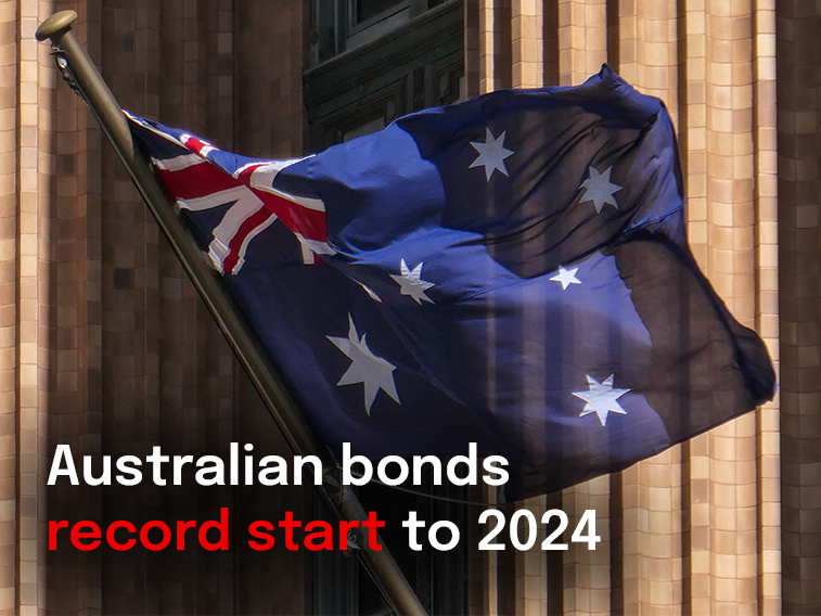 Australian bonds record start to 2024